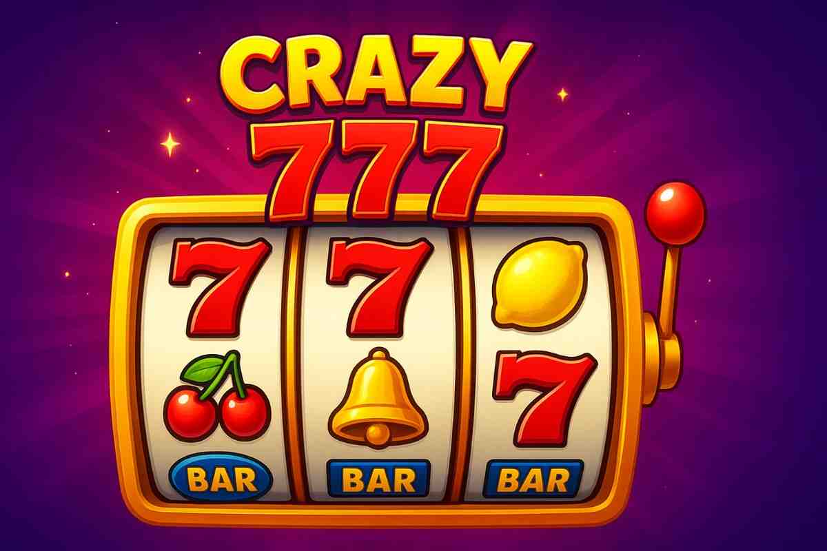Crazy777 slot clássico com símbolos tradicionais disponível na plataforma 411LUCK